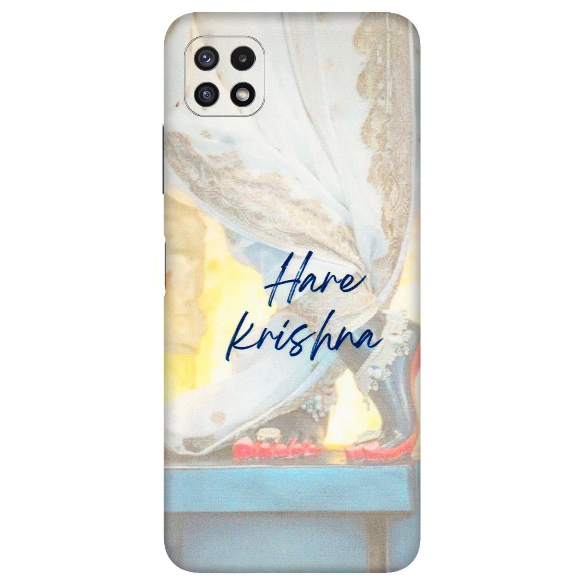 Samsung A/S Series Phone Skins (All Models) - Hare Krishna - 3D Embossed Finish (L-03) Samsung Galaxy A22 (5G)