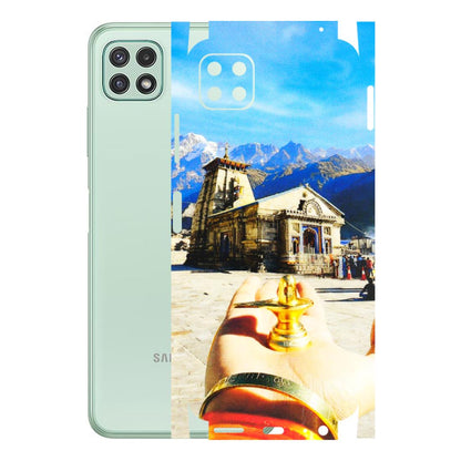 Samsung A/S Series Phone Skins (All Models) - Beauty of Kedarnath - 3D Embossed Finish (L-108) Samsung Galaxy A22 (5G)