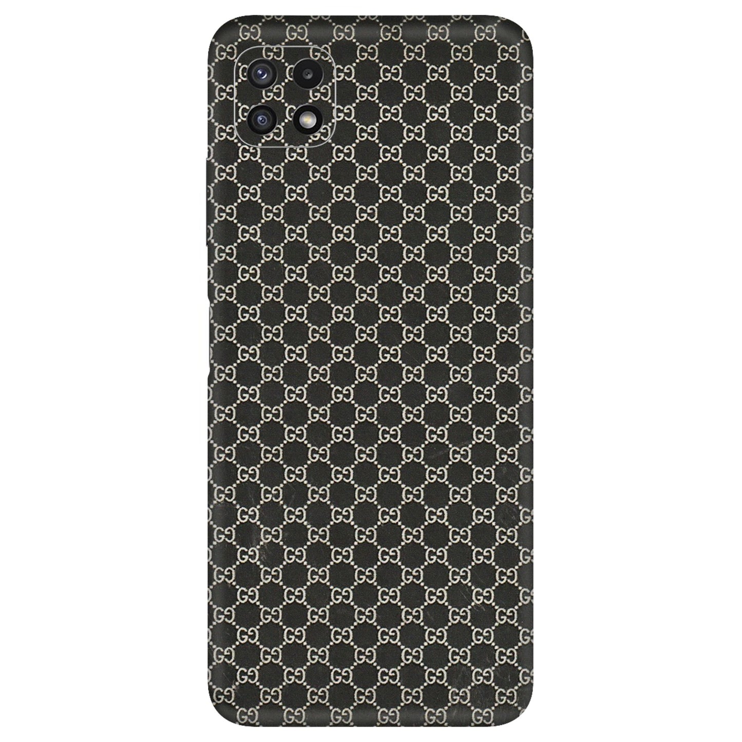 Samsung A/S Series Phone Skins (All Models) - Black G Print - 3D Embossed Finish (L-109) Samsung Galaxy A22 (5G)