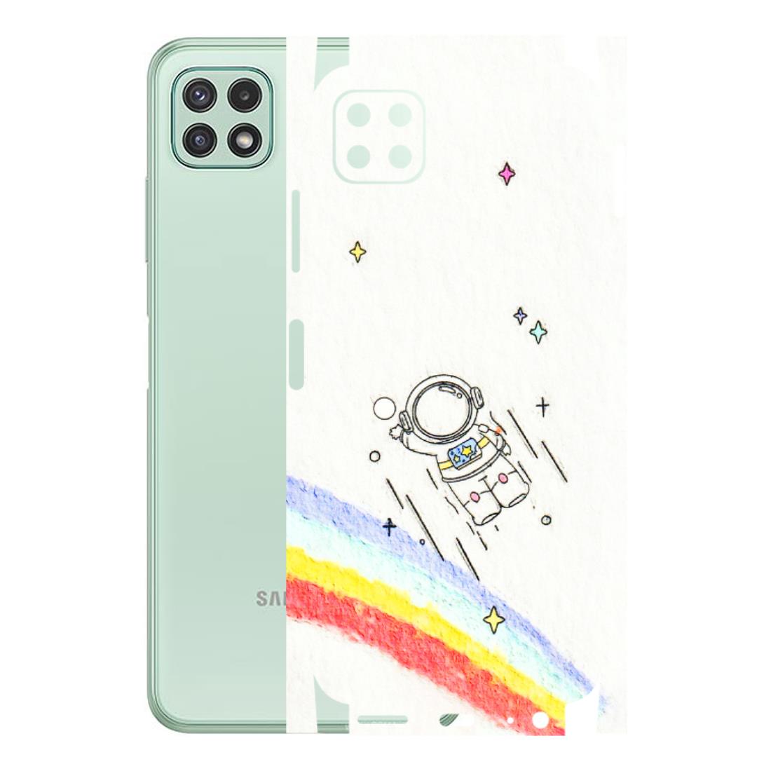 Samsung A/S Series Phone Skins (All Models) - Milkyway Astronaut - 3D Embossed Finish (L-110) Samsung Galaxy A22 (5G)