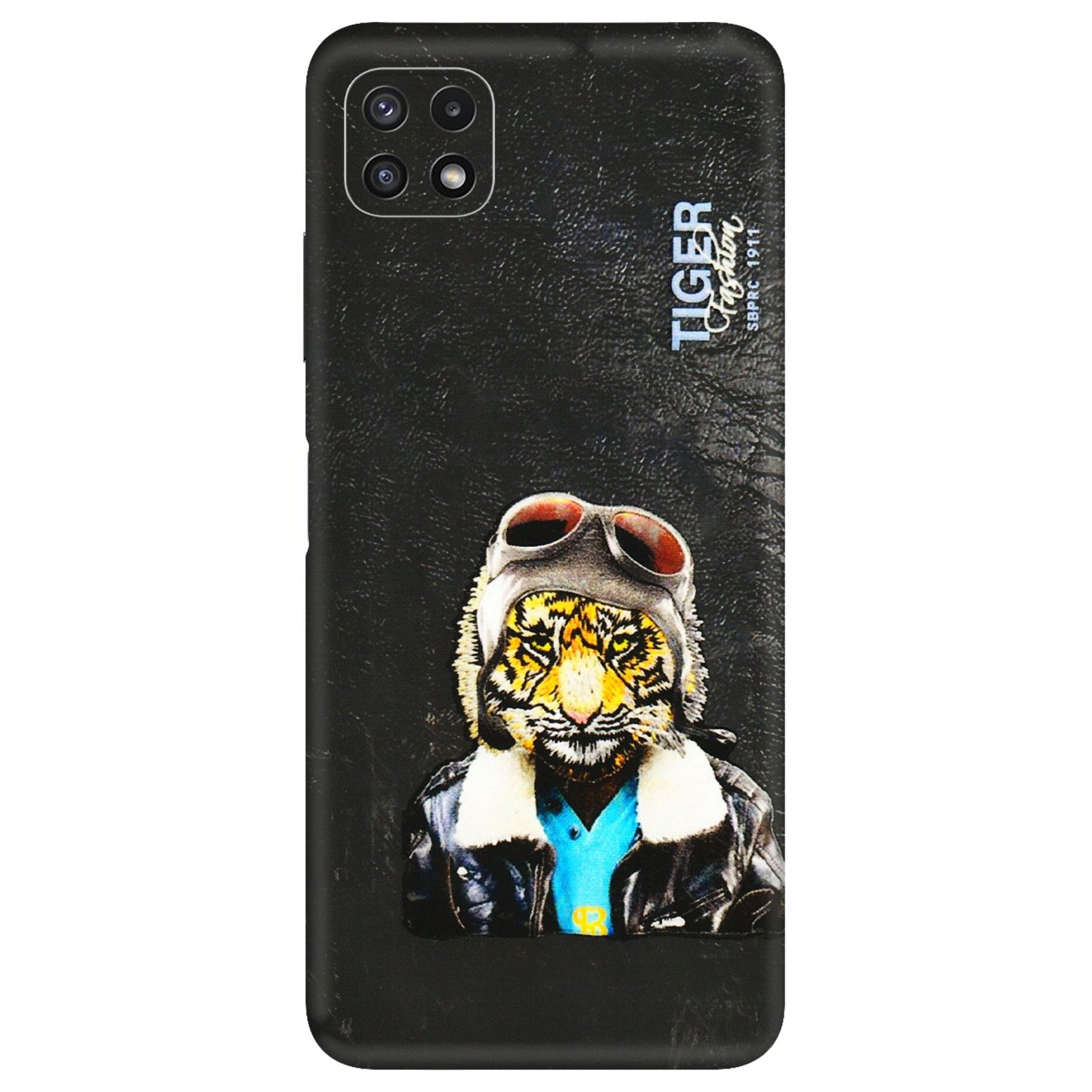 Samsung A/S Series Phone Skins (All Models) - Rider Tiger - 3D Embossed Finish (L-113) Samsung Galaxy A22 (5G)