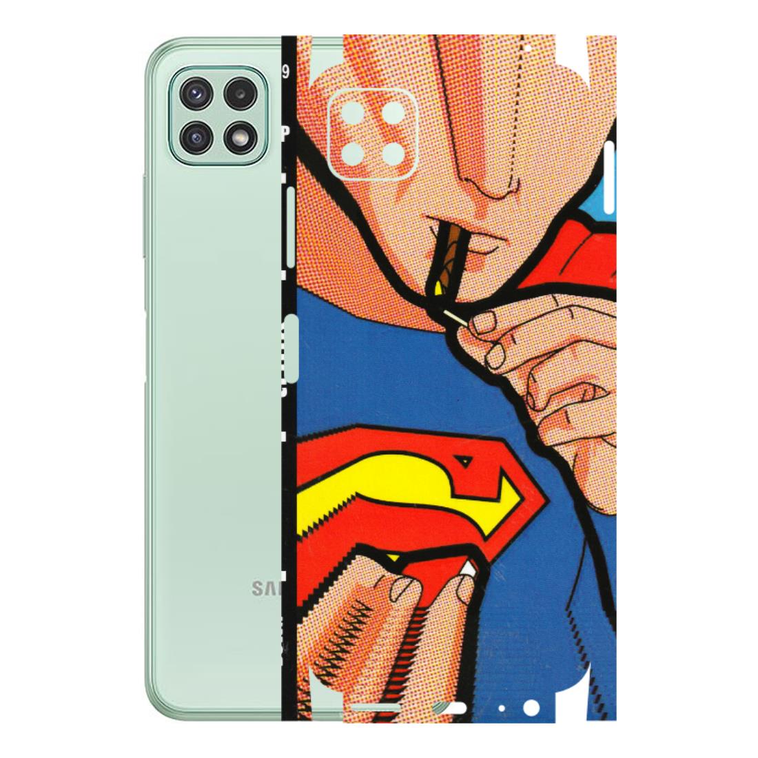 Samsung A/S Series Phone Skins (All Models) - Superman Sutta - 3D Embossed Finish (L-130) Samsung Galaxy A22 (5G)