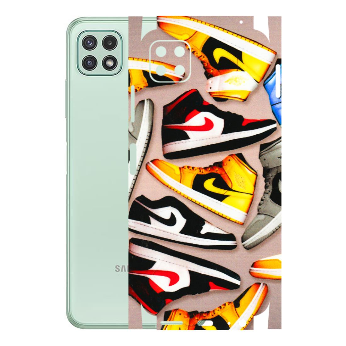 Samsung A/S Series Phone Skins (All Models) - Sneaker Lover - 3D Embossed Finish (L-135) Samsung Galaxy A22 (5G)