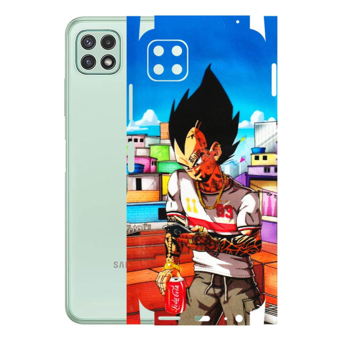 Samsung A/S Series Phone Skins (All Models) - Vegeta - 3D Embossed Finish (L-136) Samsung Galaxy A22 (5G)
