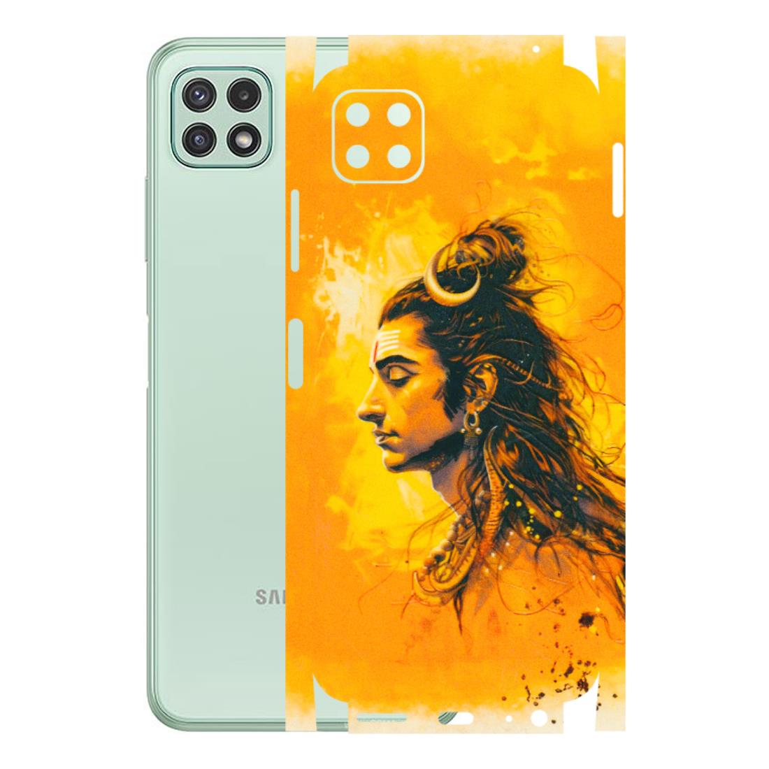 Samsung A/S Series Phone Skins (All Models) - Shiv Shakti - 3D Embossed Finish (L-14) Samsung Galaxy A22 (5G)