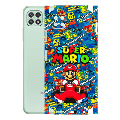 Samsung A/S Series Phone Skins (All Models) - Super Mario Kart - 3D Embossed Finish (L-140) Samsung Galaxy A22 (5G)