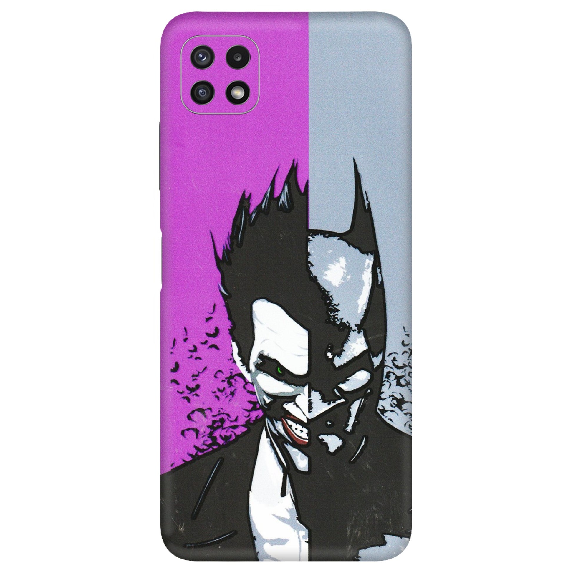 Samsung A/S Series Phone Skins (All Models) - Batman & Joker - 3D Embossed Finish (L-143) Samsung Galaxy A22 (5G)