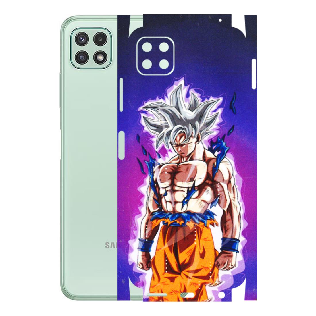 Samsung A/S Series Phone Skins (All Models) - Goku Purple Anime - 3D Embossed Finish (L-147) Samsung Galaxy A22 (5G)