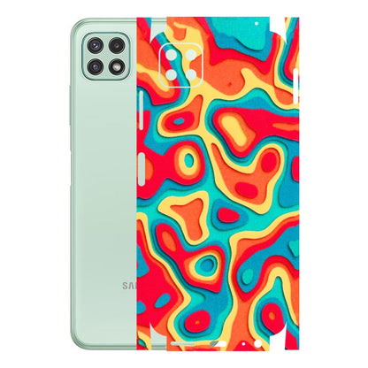 Samsung A/S Series Phone Skins (All Models) - Abstract Swirl - 3D Embossed Finish (L-150) Samsung Galaxy A22 (5G)