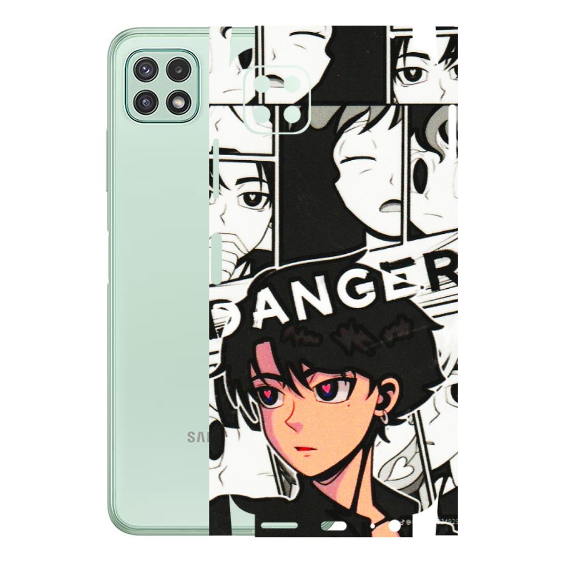 Samsung A/S Series Phone Skins (All Models) - Danger Anime - 3D Embossed Finish (L-155) Samsung Galaxy A22 (5G)