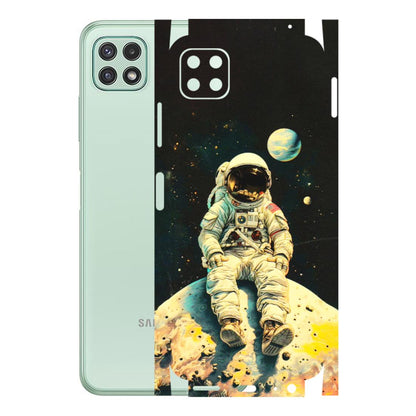 Samsung A/S Series Phone Skins (All Models) - Astronaut in Space - 3D Embossed Finish (L-16) Samsung Galaxy A22 (5G)