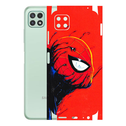 Samsung A/S Series Phone Skins (All Models) - Spiderman Face Venom - 3D Embossed Finish (L-165) Samsung Galaxy A22 (5G)