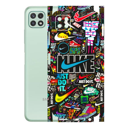 Samsung A/S Series Phone Skins (All Models) - Just Do It Doodles - 3D Embossed Finish (L-166) Samsung Galaxy A22 (5G)