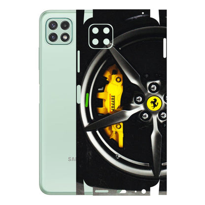 Samsung A/S Series Phone Skins (All Models) - Ferrari Wheel Alloy - 3D Embossed Finish (L-173) Samsung Galaxy A22 (5G)