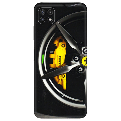 Samsung A/S Series Phone Skins (All Models) - Ferrari Wheel Alloy - 3D Embossed Finish (L-173) Samsung Galaxy A22 (5G)