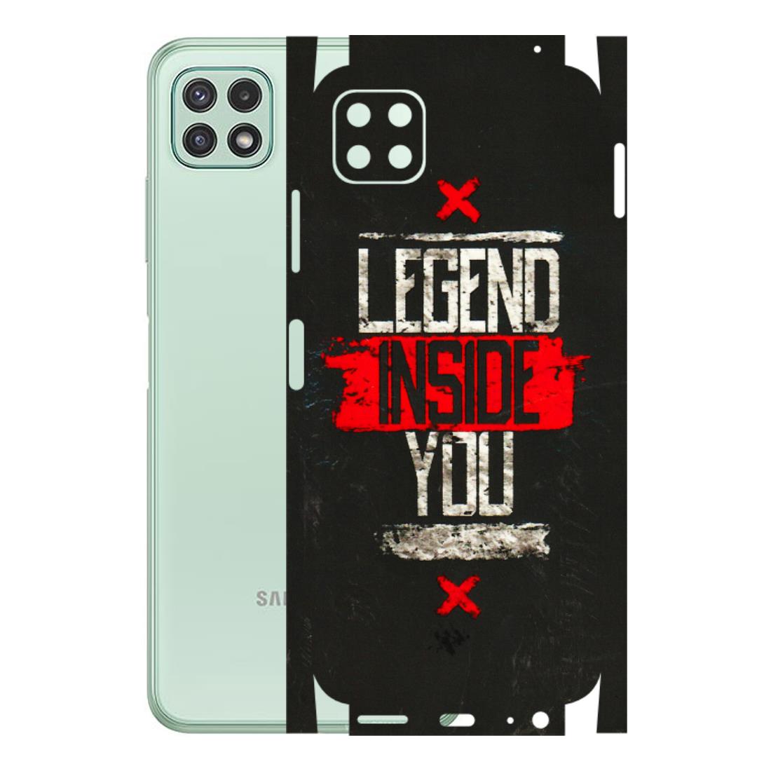 Samsung A/S Series Phone Skins (All Models) - Legend Inside You - 3D Embossed Finish (L-186) Samsung Galaxy A22 (5G)