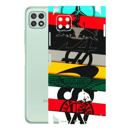 Samsung A/S Series Phone Skins (All Models) - Multi Designer Brands - 3D Embossed Finish (L-187) Samsung Galaxy A22 (5G)