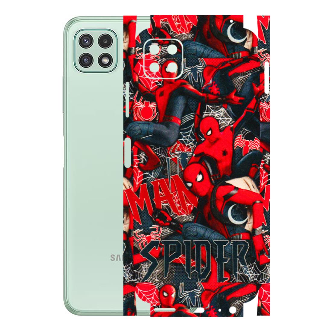 Samsung A/S Series Phone Skins (All Models) - SpiderMan Cool - 3D Embossed Finish (L-188) Samsung Galaxy A22 (5G)
