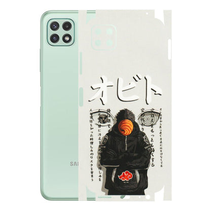 Samsung A/S Series Phone Skins (All Models) - Obito Anime Eye - 3D Embossed Finish (L-19) Samsung Galaxy A22 (5G)