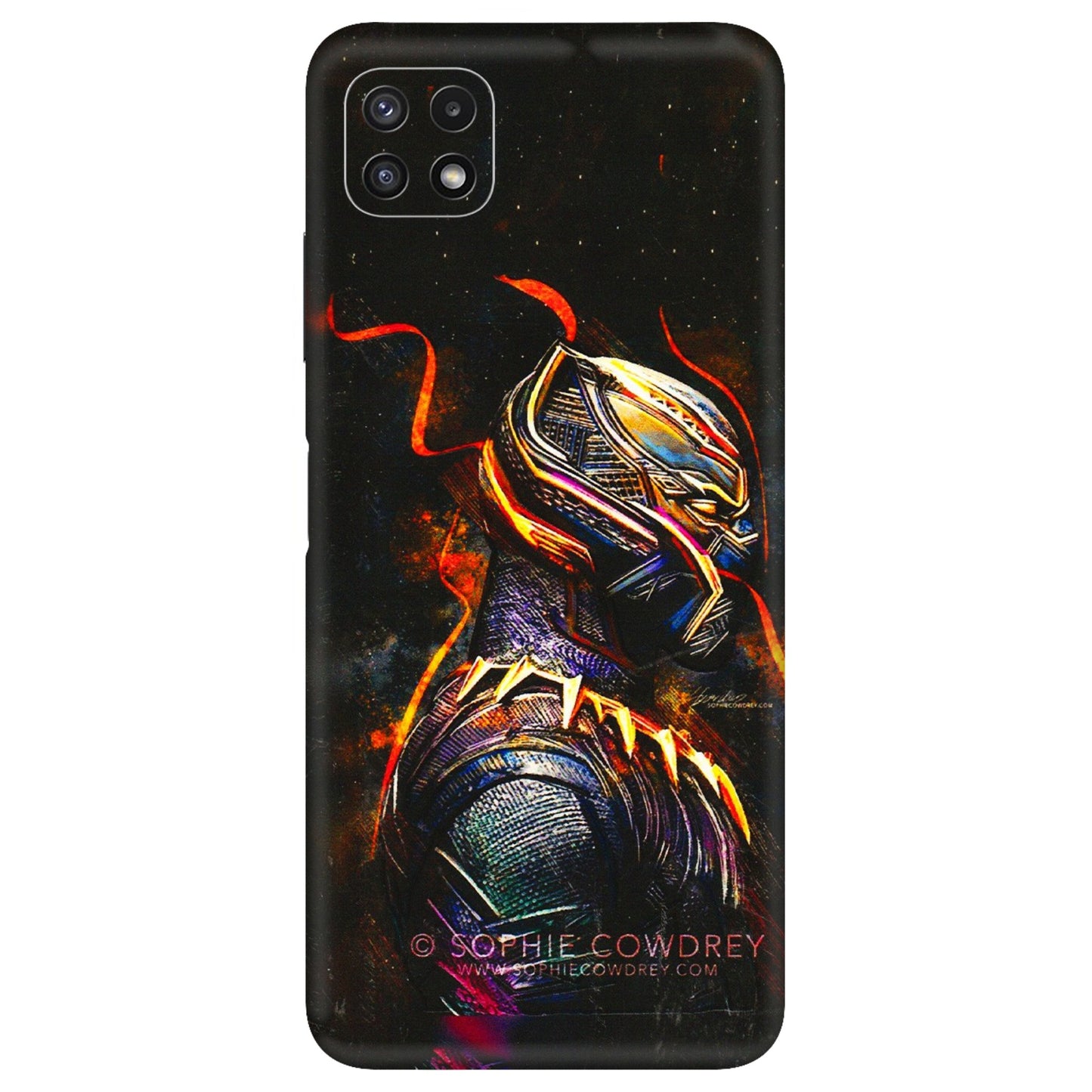 Samsung A/S Series Phone Skins (All Models) - Black Panther - 3D Embossed Finish (L-190) Samsung Galaxy A22 (5G)