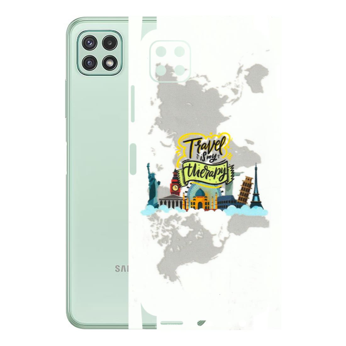 Samsung A/S Series Phone Skins (All Models) - Travel Therapy - 3D Embossed Finish (L-199) Samsung Galaxy A22 (5G)