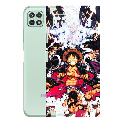 Samsung A/S Series Phone Skins (All Models) - Luffy Anime Character - 3D Embossed Finish (L-203) Samsung Galaxy A22 (5G)