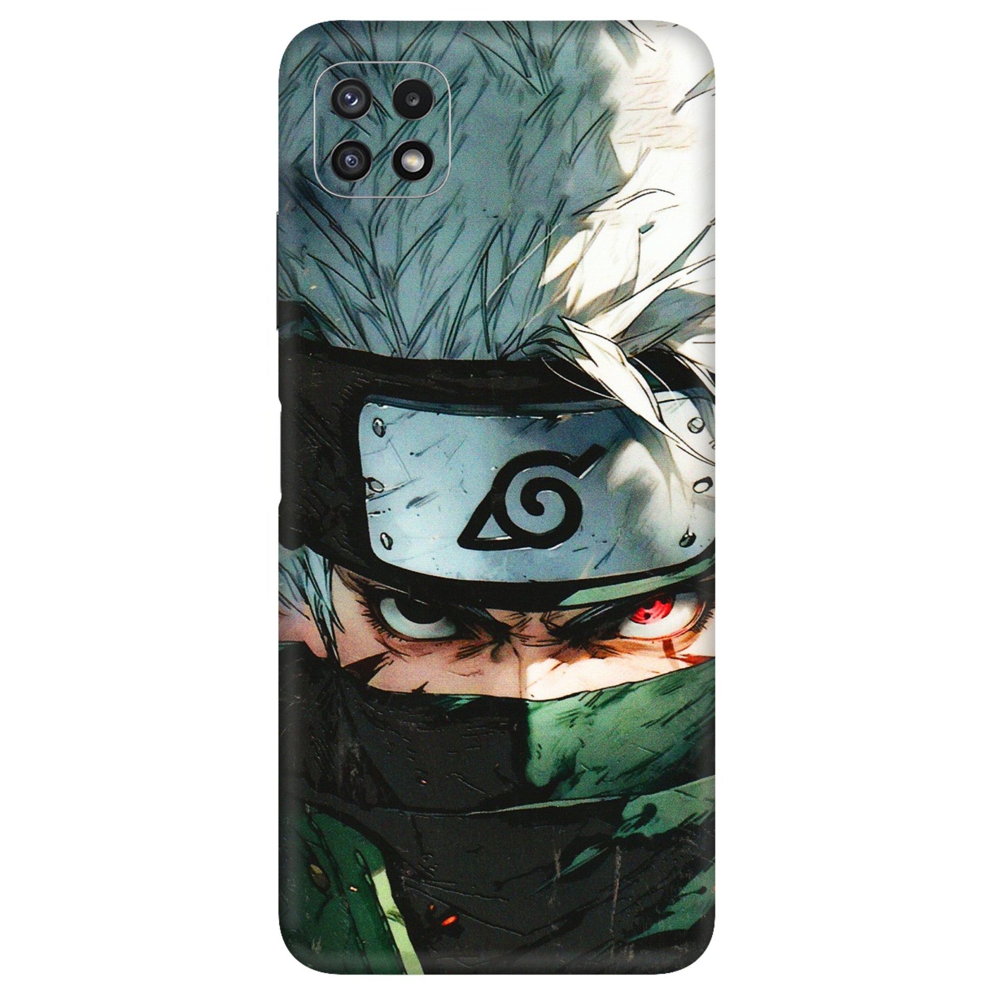 Samsung A/S Series Phone Skins (All Models) - Kakashi Red Eye Focus - 3D Embossed Finish (L-227) Samsung Galaxy A22 (5G)