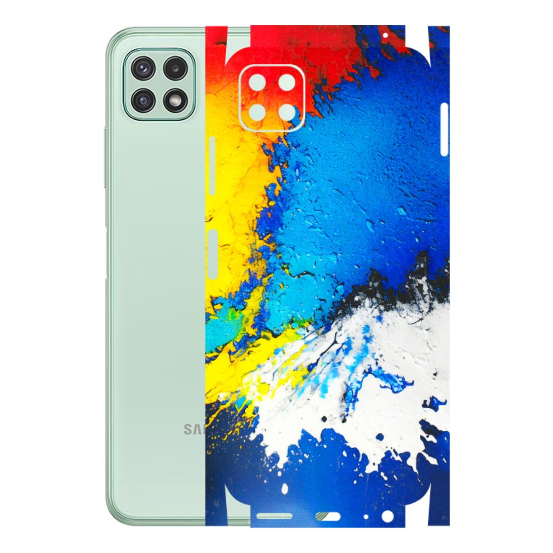 Samsung A/S Series Phone Skins (All Models) - Acrylic Paint Spill - 3D Embossed Finish (L-229) Samsung Galaxy A22 (5G)