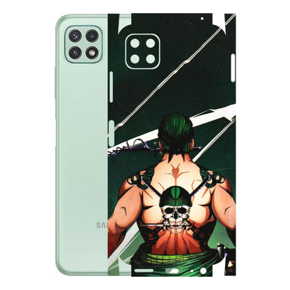 Samsung A/S Series Phone Skins (All Models) - Zoro Anime - 3D Embossed Finish (L-23) Samsung Galaxy A22 (5G)
