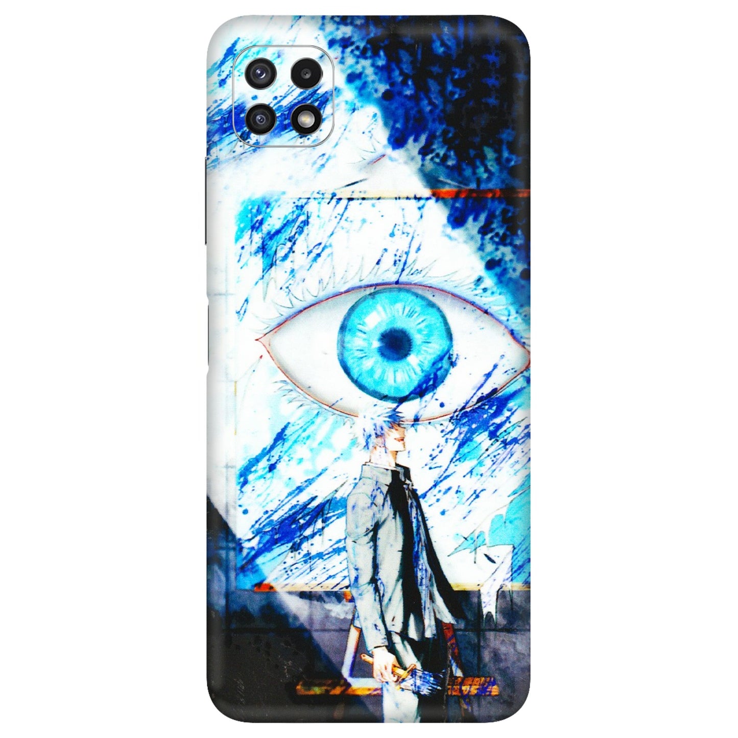 Samsung A/S Series Phone Skins (All Models) - Gojo Satoru evil eye - 3D Embossed Finish (L-239) Samsung Galaxy A22 (5G)