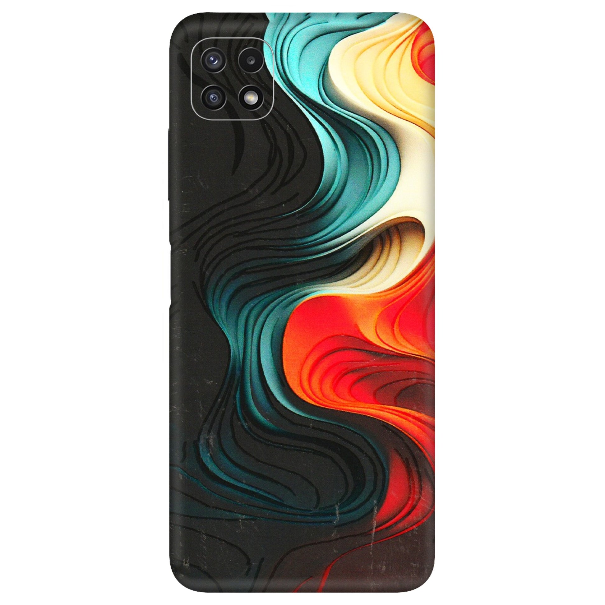 Samsung A/S Series Phone Skins (All Models) - The Silky Swirl - 3D Embossed Finish (L-240) Samsung Galaxy A22 (5G)