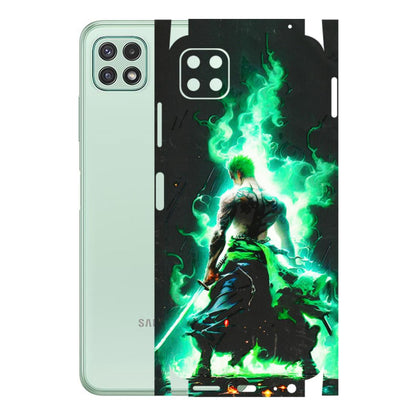 Samsung A/S Series Phone Skins (All Models) - Zoro Sword - 3D Embossed Finish (L-241) Samsung Galaxy A22 (5G)