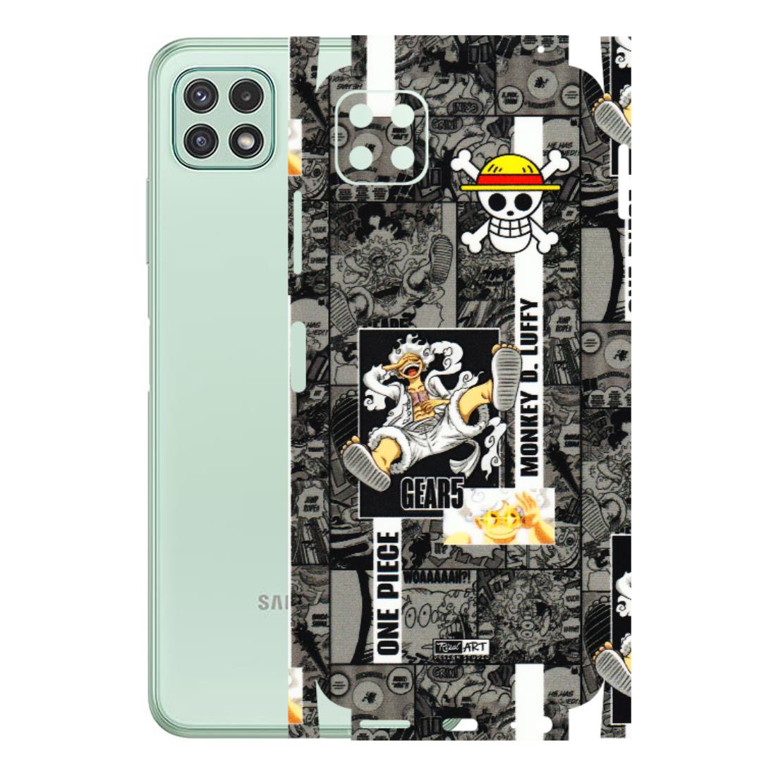Samsung A/S Series Phone Skins (All Models) - Cuffy Anime MonkeyCamic - 3D Embossed Finish (L-242) Samsung Galaxy A22 (5G)