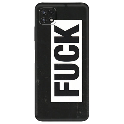 Samsung A/S Series Phone Skins (All Models) - The F Word - 3D Embossed Finish (L-255) Samsung Galaxy A22 (5G)
