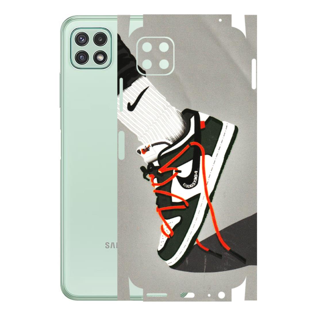 Samsung A/S Series Phone Skins (All Models) - New Grey Sneaker - 3D Embossed Finish (L-261) Samsung Galaxy A22 (5G)