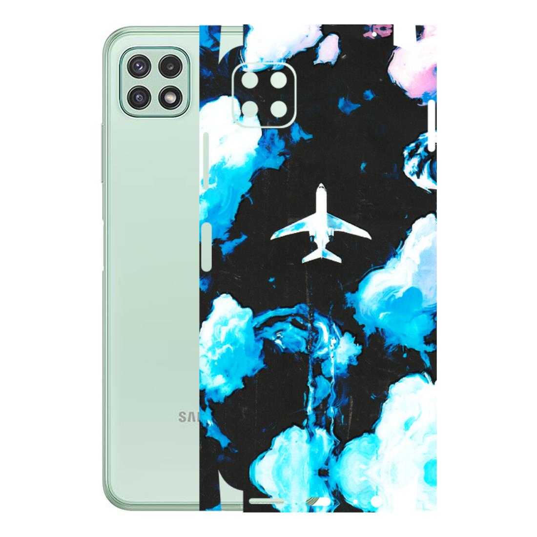 Samsung A/S Series Phone Skins (All Models) - Travel In Airline - 3D Embossed Finish (L-264) Samsung Galaxy A22 (5G)