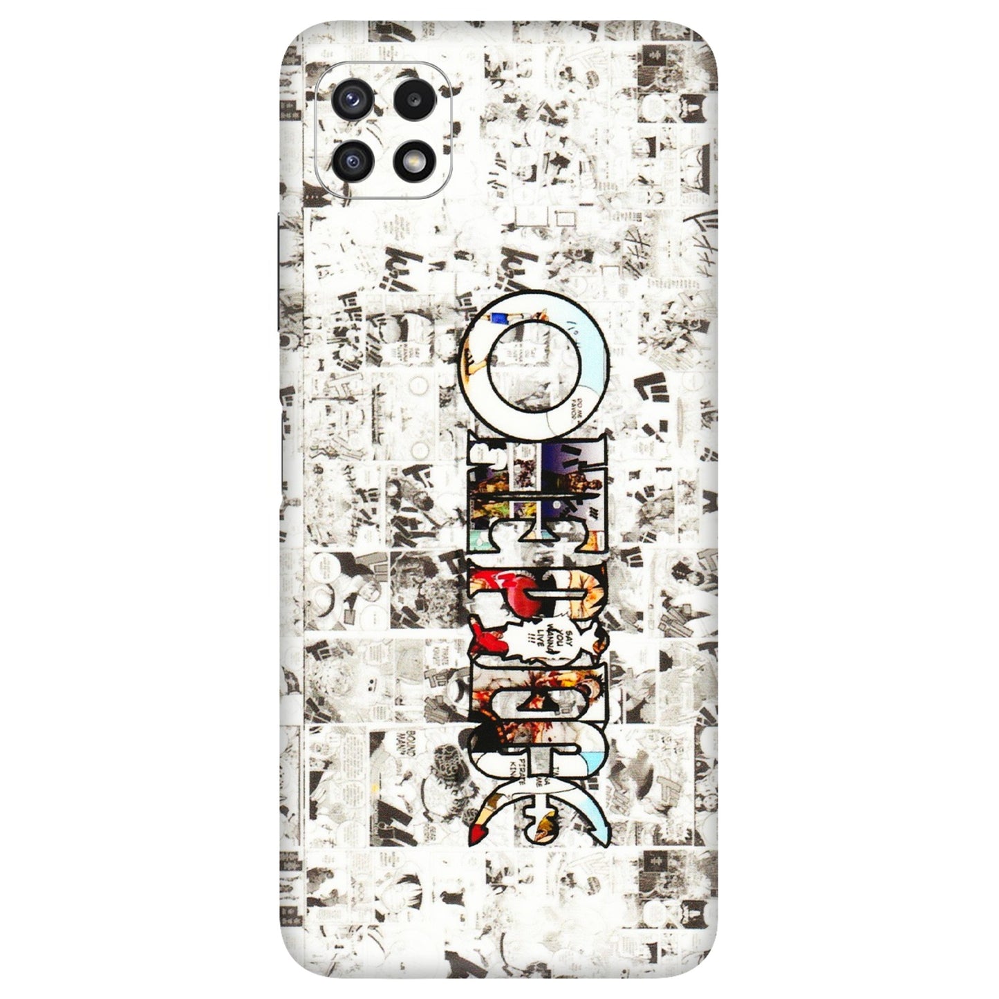 Samsung A/S Series Phone Skins (All Models) - One Piece Manga - 3D Embossed Finish (L-26) Samsung Galaxy A22 (5G)