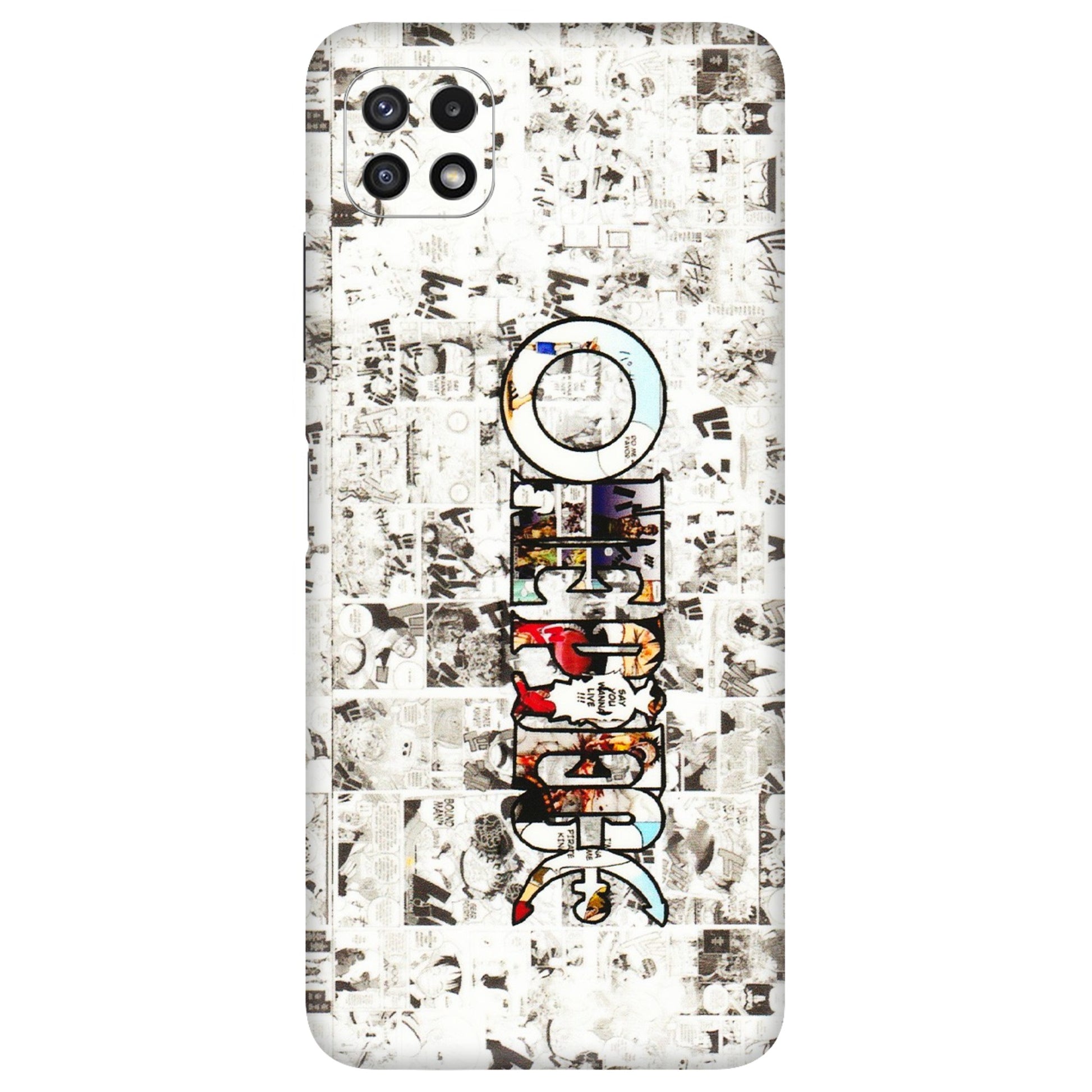 Samsung A/S Series Phone Skins (All Models) - One Piece Manga - 3D Embossed Finish (L-26) Samsung Galaxy A22 (5G)
