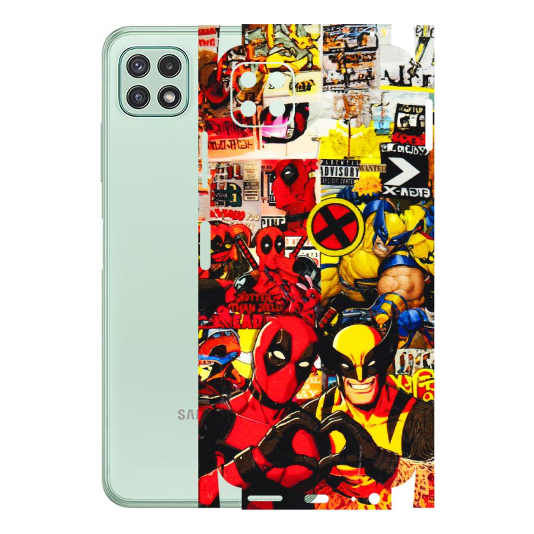 Samsung A/S Series Phone Skins (All Models) - Spidy Wolverine - 3D Embossed Finish (L-310) Samsung Galaxy A22 (5G)