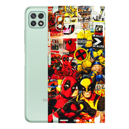 Samsung A/S Series Phone Skins (All Models) - Spidy Wolverine - 3D Embossed Finish (L-310) Samsung Galaxy A22 (5G)
