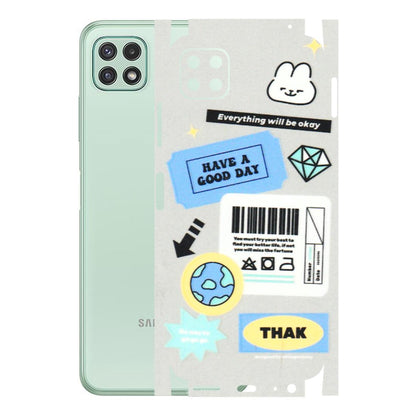 Samsung A/S Series Phone Skins (All Models) - Will Be Okay Design - 3D Embossed Finish (L-316) Samsung Galaxy A22 (5G)