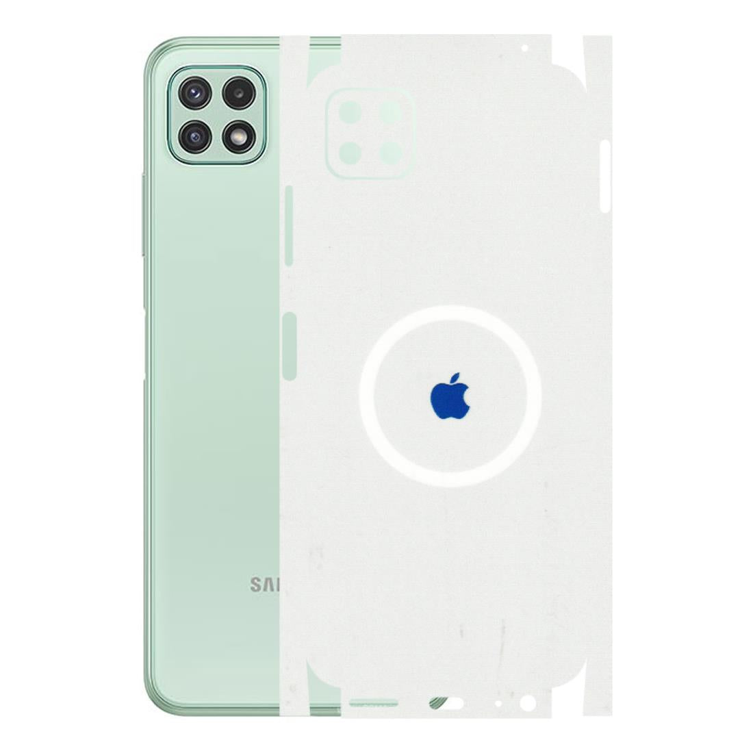 Samsung A/S Series Phone Skins (All Models) - iPhone Magsafe Logo - 3D Embossed Finish (L-320) Samsung Galaxy A22 (5G)