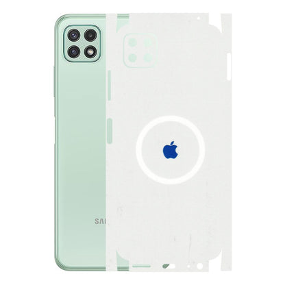 Samsung A/S Series Phone Skins (All Models) - iPhone Magsafe Logo - 3D Embossed Finish (L-320) Samsung Galaxy A22 (5G)