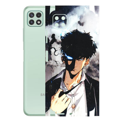 Samsung A/S Series Phone Skins (All Models) - Sung Jinwoo Manhwa Anime - 3D Embossed Finish (L-328) Samsung Galaxy A22 (5G)