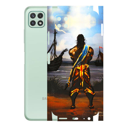 Samsung A/S Series Phone Skins (All Models) - Heavenly God Figure - 3D Embossed Finish (L-34) Samsung Galaxy A22 (5G)