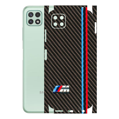 Samsung A/S Series Phone Skins (All Models) - BM Carbon Fiber Feels - 3D Embossed Finish (L-38) Samsung Galaxy A22 (5G)
