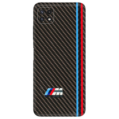 Samsung A/S Series Phone Skins (All Models) - BM Carbon Fiber Feels - 3D Embossed Finish (L-38) Samsung Galaxy A22 (5G)