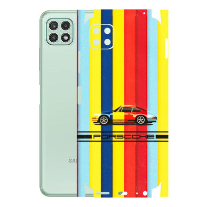 Samsung A/S Series Phone Skins (All Models) - Multicolour Porche - 3D Embossed Finish (L-39) Samsung Galaxy A22 (5G)