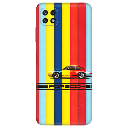 Samsung A/S Series Phone Skins (All Models) - Multicolour Porche - 3D Embossed Finish (L-39) Samsung Galaxy A22 (5G)