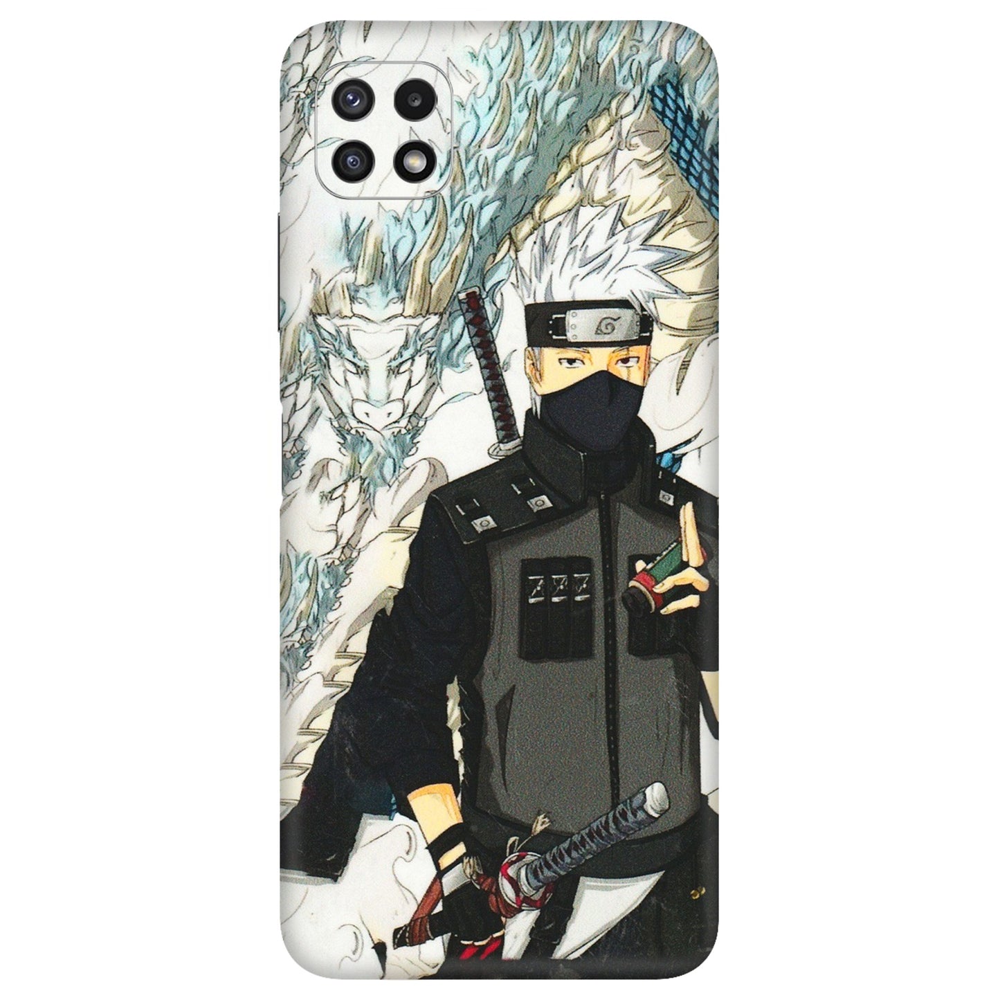Samsung A/S Series Phone Skins (All Models) - Kakashi Hatake Naruto Anime - 3D Embossed Finish (L-46) Samsung Galaxy A22 (5G)